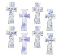 8pcs Cross Magnetic Bookmarks for Bible Reading, School and Office Use
