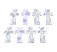 8pcs Cross Shaped Magnetic Bible Bookmark for Women and Students