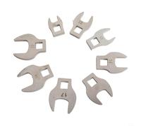 8Pcs Crowfoot Wrench Set,3/8 Inch Drive | Metric Open End Spanner 10-19mm for Tight Space Automotive Repair,Interchangeable Heads Tool Kit