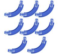 8pcs Curved Track Pieces Compatible with Hot Wheels Toy Car