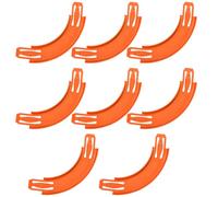 8pcs Curved Track Pieces Compatible with Hot Wheels Toy Car