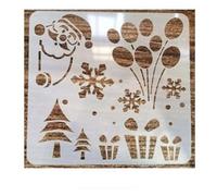 8Pcs Cute Graffiti Stencils, DIY Decorative Painting Templates for Wall, Window, Album & Spray Art Tools(9)