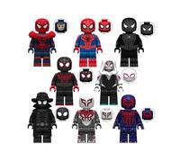 (8pcs-D) 16PCS Marvel DC Superheroes Spider-Man Minifigures Toys Fit Lego
