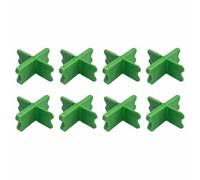 8Pcs Deck Spacer Tool, Decking Spacers 4 Thickness Deck Spacers1/16", 1/8", 3/16", 1/4" Plastic Reusable Board Spacing Tool for Composite Hardwood Decking PVC Board (Green+56mm*23mm/2.2in*0.9in)