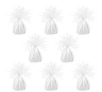 8pcs Decorative Balloon Weight Anchor Holder for Helium Balloons 140g | PVC and Cement Base, Polished Finish without Burrs, Wide Support for Secure Anchoring at Weddings and Events