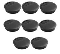 8pcs Desk Cable Grommet 80mm,Round Wire Management Holders, Office Desk Hole Covers for Management Office Desks and Home Workstations