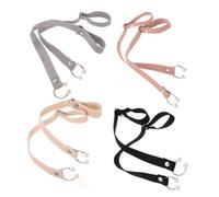 8Pcs Detachable High Heel Straps Elasticated Loose Belts for Women Black Grey Beige Pink Lightweight Comfortable Easy to Clean Glamorous Accessory for Heels