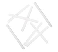 8pcs Diatomite Drying Rod Stick Moisture-proof Reusable Absorption Rod White Sleek Modern Design for Bedrooms and Laboratories