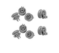 8PCS Dishwasher Basket Roll Wheels, Spare Parts Kit, Compatible With Siemens Neff Bosch Constructa