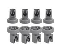 8PCS Dishwasher Top Basket Wheel ，Compatible For Aeg For Electrolux For Favorit For Privileg For Zanussi，Dish Washer Upper Wheel Kits