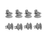 8Pcs Dishwasher Top Basket Wheels Compatible for Siemens, Neff, Bosch | Universal Upper Basket Roller Replacement Kit