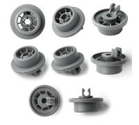 8Pcs Dishwasher Wheels Lower Basket Replacement 165314 Compatible with Bosch Kenmore Siemens Neff Dishwashers,Universal Bottom Cutlery Basket Tray Wheel Set AP2802428 PS3439123 Replacement Part