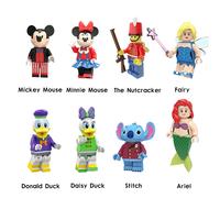 (8PCS Disney - B) 24PCS Mickey and Donald Duck Minifigures Kids Toys Fit Lego