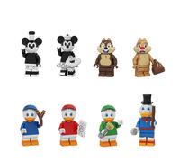 (8PCS Disney - C) 24PCS Mickey and Donald Duck Minifigures Kids Toys Fit Lego