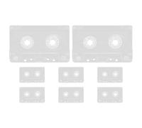 8pcs DIY Cassette Tapes Blank Audio Cassettes for Recording and Crafts | Plastic Retro Shells, Festive Celebrations and Weddings, Restoration Use, Party Favors, Wall Decor