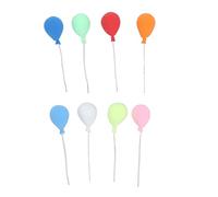 8pcs Dollhouse Balloons Mini 1:12 Colorful Foam Exquisite Bonsai Decorative Accessories for Children Toys Decoration