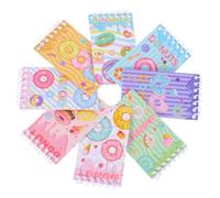 8pcs Donut Spiral Notebook Pocket Wirebound Paper Journal for Students