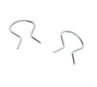 8PCS Door Handle Windshield Crank Retainer Horseshoe Clips for Chevrolet For Pontiac - Zinc Plated Direct Replacement Fitment Front Left Right