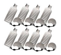 8PCS Door Locks for Bedrooms, Portable Door Lock, Hotel Door Lock, Compact Backup Protection for Hotels and Apartments, Stainless Door Stoppers