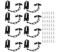 8pcs Door Safety Chain, Heavy Duty Latch Chain Door, External and Internal Door Restrictor, Chain Lock for Door,Security, Chain Lock for Hotel Home Living Motel Apartment Bedroom