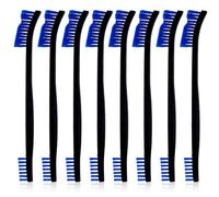 8pcs Double Ended Nylon Cleaning Brushes, Small Cleaning Brush Set Multifunctional Detail Clean Brush Crevice Tool for Kitchen Jewelry Small Objects
