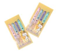 8Pcs Double Head Highlighter for Color Coding Noting Broad Obliqued Tip Highlighter Pen Fast Drying for Scrapbooking Student Stationery