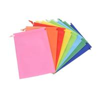 8Pcs Drawstring Shoe Bags, Portable Cloth Bag Pouch Feely Bag Medium Fabric Drawstring Bags Travel Storage Bags for Toy Shoes Boots High Heel Socks(8 Colors)