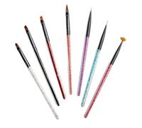 8pcs Drill Nail Art Pen Brush Kit for Painting and Line Detail