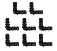 8Pcs Drip Irrigation Barbed Fitting Kits for 1/2inch Tubing 16MM Barbed Connectors Line Connector Hose Hose End Plug