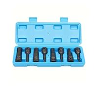 8pcs Drive Hex Bits Impact Allen Socket Set H5-H19, 8 Piece
