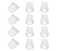 8pcs Duckbill Valves & 4pcs Diaphragms Compatible with Nuliie Breast Pump