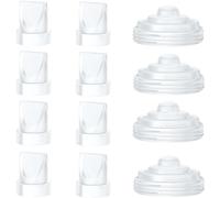8Pcs Duckbill Valves and 4Pcs Diaphragm Compatible with Momcozy M5 Wearable Breast Pump, Breast Pump Replacement Accessories for M5 Momcozy, M5 Pump Replacement Accessories