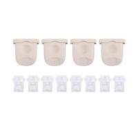8Pcs Duckbill Valves and 4Pcs Silicone Diaphragm, Breast Pump Parts Compatible with Wearable Breastpump, Breastfeeding Essentials Pumping Kit, Breast Pumps Replacement Accessories