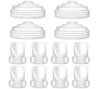 8Pcs Duckbill Valves and 4Pcs Silicone Diaphragm Compatible with Momcozy M5, Replacement M5 Pump Parts Accessories Made by Tbuymax, Not Original Momcozy Pump Parts