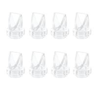 8pcs Duckbill Valves Compatible with eufy E10/S1/S1 Pro, Lansinoh Discreet Duo/NCVI S32/Nuliie S32/NICEGREEN Life S32/Zooawa S32 / MomMed S21/S18 Breast Pump Replacement Parts, S32/S21/S18 Valve