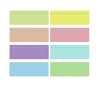 8PCS Dyslexia Overlay Ruler, Visual Aids Window Reading Ruler Overlays Reading Tracking Rulers Guided Reading Highlight Strips Coloured Overlay for Kids Teacher Supply Assistant