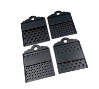 8Pcs Efficient Bead Sizing Tools with Separate Compartments Suitable for Various Round Beads Categorization Bead Counter Tray for