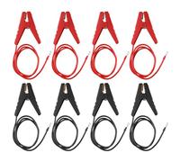 8pcs Electric Fence Wire Connectors, Solar Electrical Fence Charger Kit Electric Fence Wire Connect Electric Fence Clips with Alligator Clip