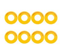 8pcs Emergency Stop Warning Label Sticker for Control Panels 62mm