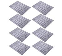 8pcs Employees Must Wash Hands Sign Self Adhesive Sticker 7.7x2.6 Inch | Matte Laminate Finish, Anti-glare Surface, High Contrast Text, Washable Waterproof Notice for Motels and Workplaces