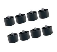 8PCS Engraving Machine Feet ABS Height Elevations Set for Flat Cylindrical Compatibility Feet for Longer Cutter