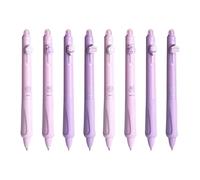 8Pcs Erasable Pens Blue Black Retractable 0.5 Smooth for Taking Marking Planner Crossword Puzzles