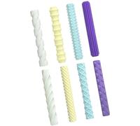 8Pcs Ergonomic Textured Silicone Pen Grips Writing Aid Grips Colorful Pencil Holder for Handwriting and Daily Relaxation Ergonomic Pencil Stabilizers