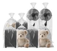 8Pcs Extra Large Clear Plastic Bags, 90×120CM, 100×152CM, Heavy Duty Plastic Bags, Big Giant Jumbo Huge Storage Bags for Kitchen, Bathroom, Bedroom, Office, Luggage, Suitcase, Furniture,