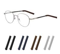 8Pcs Eyeglass Ear Cushions Anti Slip Cotton Glasses Ear Cushion Glasses Arm Covers Soft Knitted Glasses Grips Behind Ears for Spectacles 4 Colors