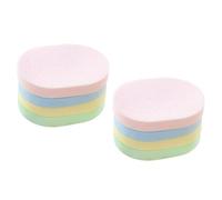 8pcs Facial Cleaning Sponge Round Sponge for Daily Face Washing | Simple Lightweight Design, Easy Rinsing, for On-the-go Cleansing, Travelers, Facial Skin Use Random Color