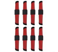 8pcs Fishing Lure Covers Hook Protectors Wrap Shields To Prevent Snags And Bait Loss For River Sea Angling Gear(red)