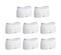 8pcs Fix Reusable Net Pants Washable Mesh Carer Incontinence Net Knickers for Maternity C-Section Recovery/Incontinence/Travel Breathable Incontinence Pads for Woman Man L Blue
