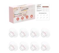 8pcs Flange Insert 22mm Compatible with Momcozy Air 1/W1/M9/M6/M5/S12 Pro/V1 Pro/V2 Pro,for Spectra/Medela/MomMed/eufy/Lansinoh/Elvie Breast Pump
