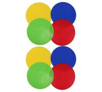 8pcs Flat Field Cones Spot Markers 9 Inch Pvc Set for Training Drills | Eight Pieces, High Precision Placement, Enhanced Visibility, Easy Setup